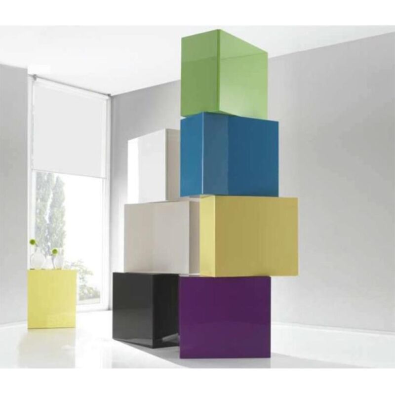 foto del prodotto mobile pensile cubo ad 1 anta colors bianco