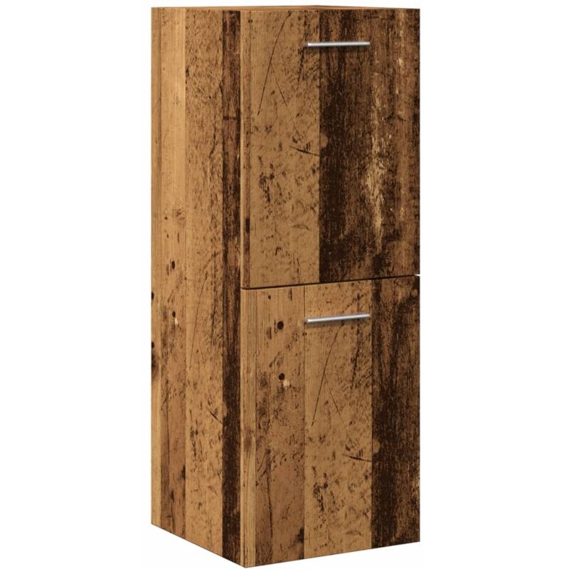 foto del prodotto mobile pensile da bagno legno antico 30x30x80 cm in truciolato vidaxl