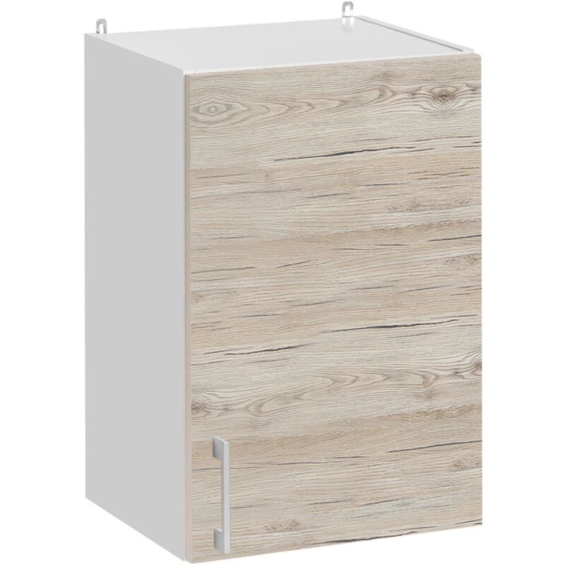 foto del prodotto mobile pensile da cucina eco noce sbiancato a 1 anta l 40 cm