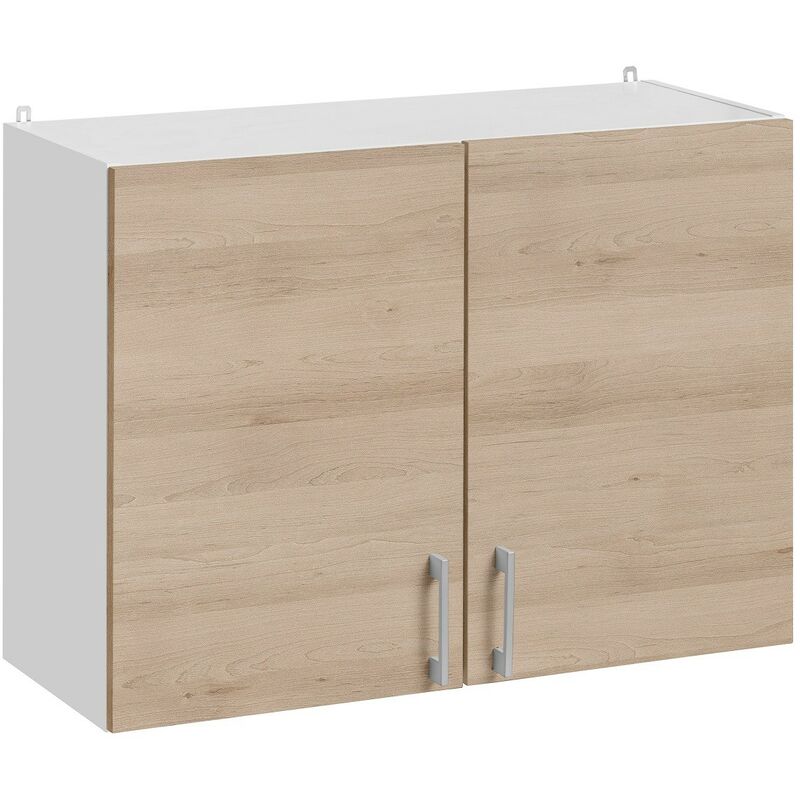 foto del prodotto mobile pensile da cucina eco quercia naturale a 2 ante l 80 cm