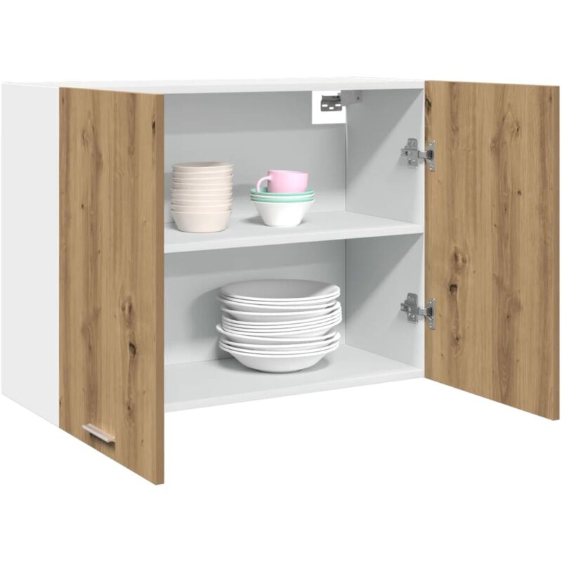 foto del prodotto mobile pensile lyon rovere artigianale 80x31x60 cm vidaxl
