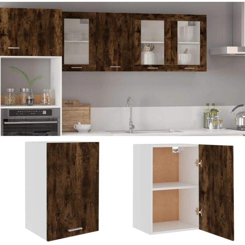 foto del prodotto mobile pensile lyon rovere fumo 39,5x31x60cm vidaxl
