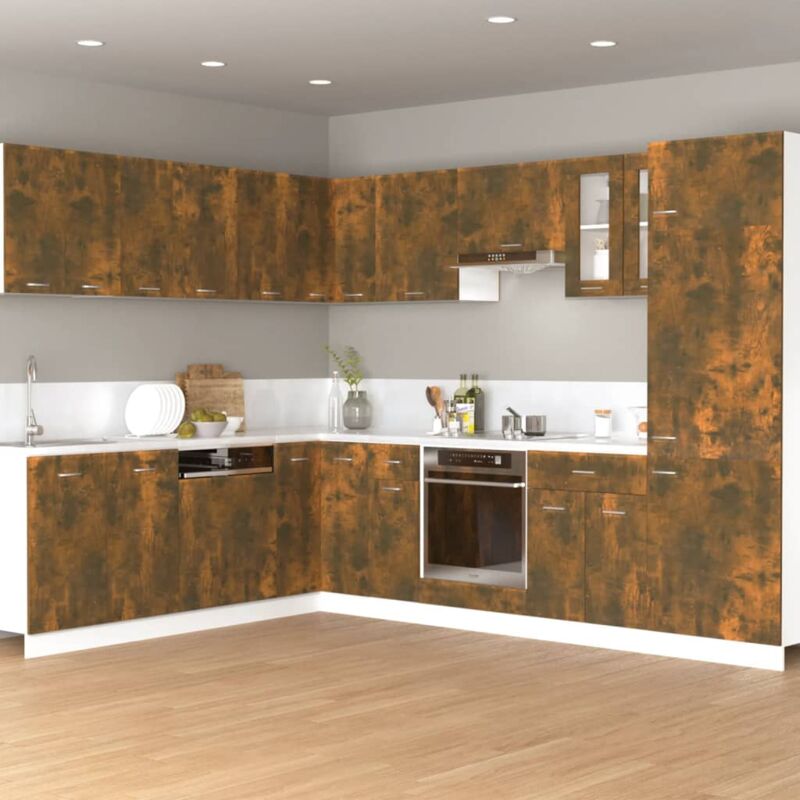 foto del prodotto mobile pensile lyon rovere fumo 60x31x40 cm in vidaxl