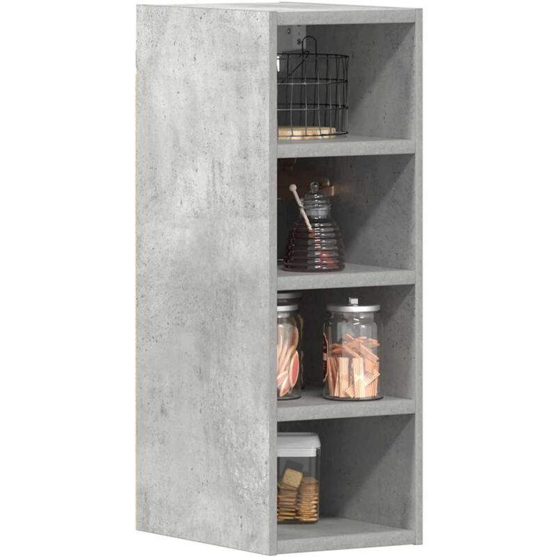 foto del prodotto mobile pensile riga grigio cemento 20x29,5x60 cm vidaxl
