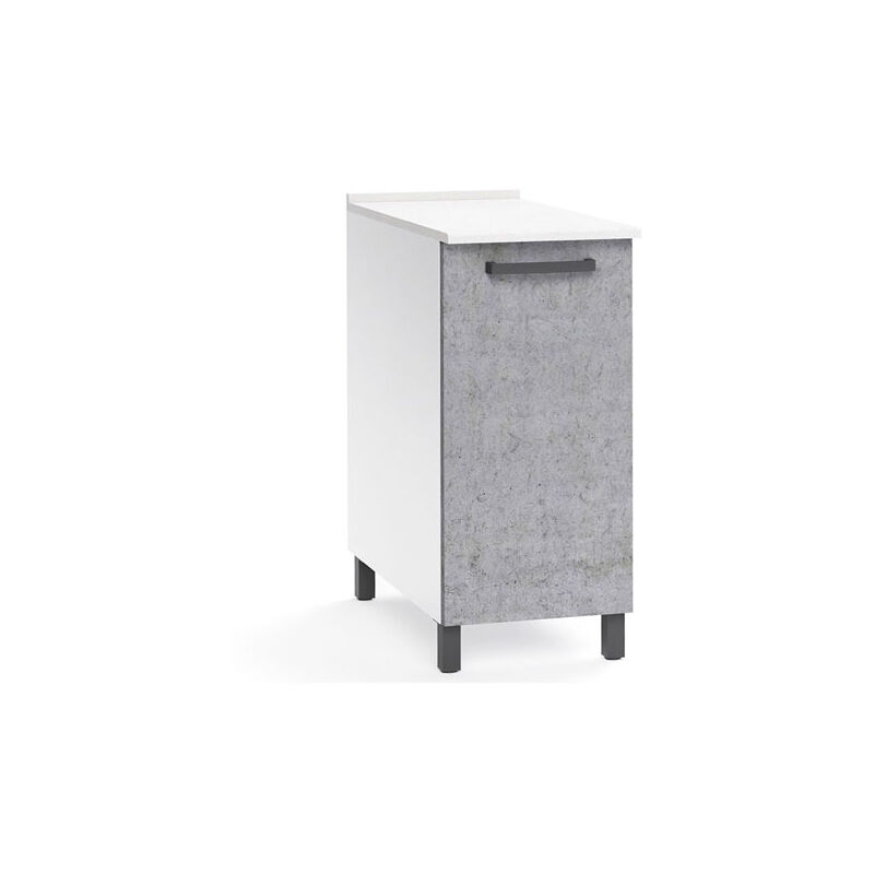foto del prodotto mobile per cucina componibile con anta 30 cm cemento.
