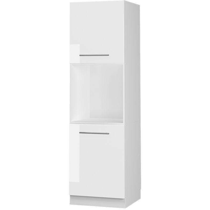 foto del prodotto mobile per forno da incasso fame line, bianco lucido, 60 cm con ripiano aperto vicco