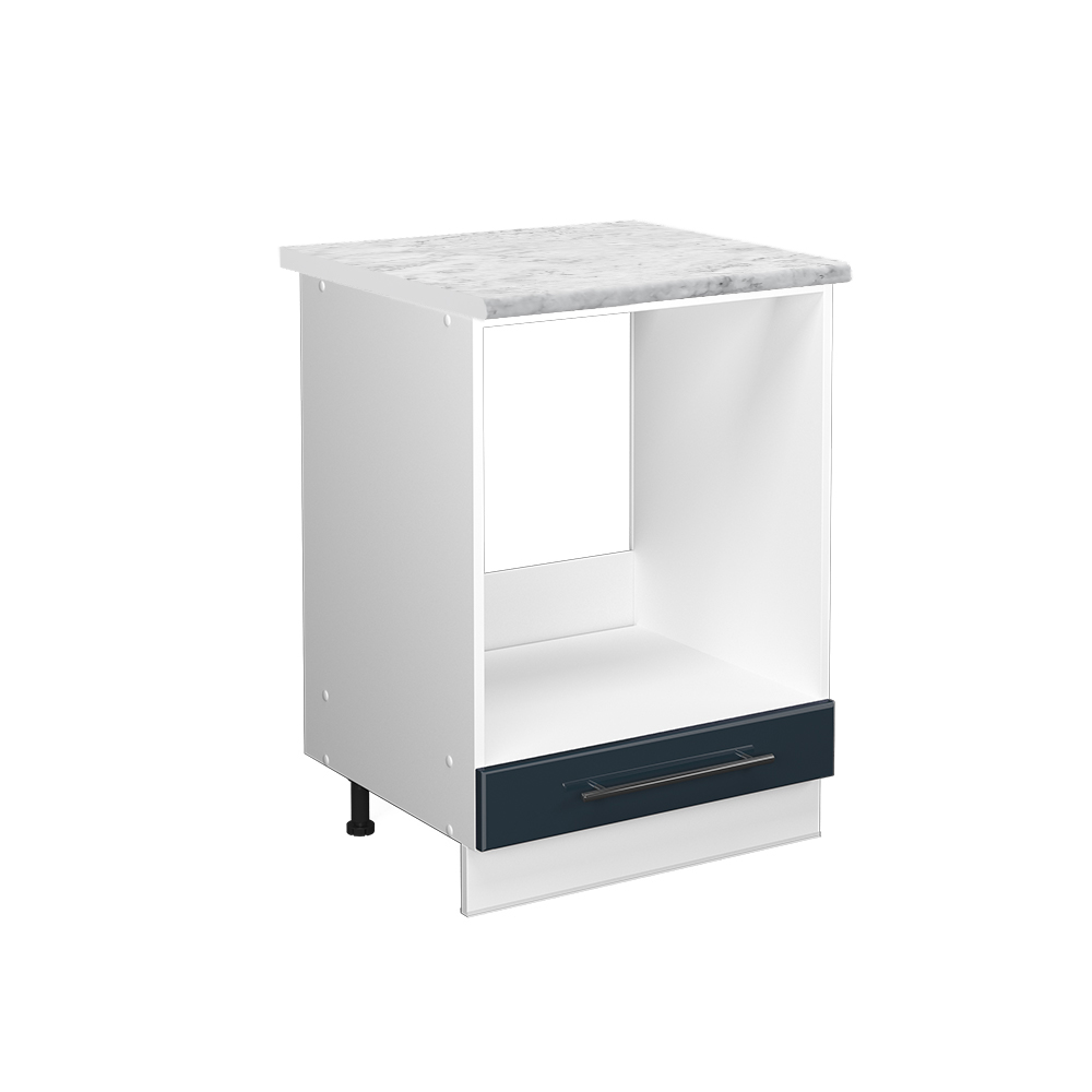 foto del prodotto mobile per forno da incasso fame line, blu scuro lucido, 60 cm , pl marmo vicco