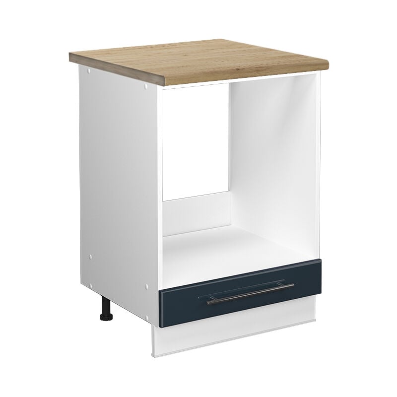 foto del prodotto mobile per forno da incasso fame line, blu scuro lucido, 60 cm , pl rovere, vicco