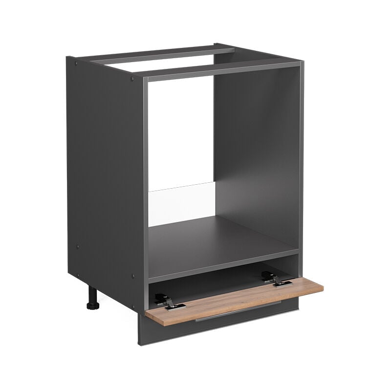 foto del prodotto mobile per forno da incasso fame line, quercia dorata, 60 cm senza piano di lavoro vicco