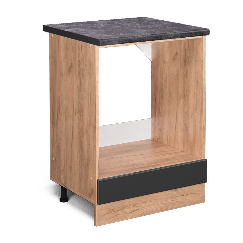 foto del prodotto mobile per forno da incasso r line, antracite lucido, 60 cm , pl antracite vicco