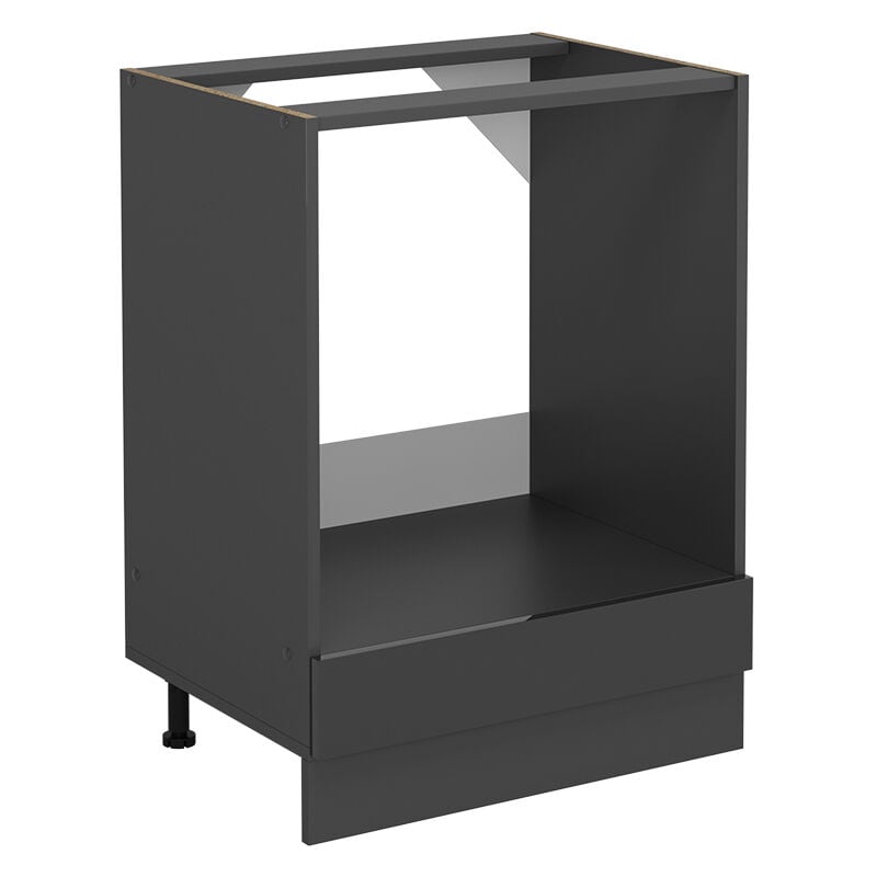 foto del prodotto mobile per forno da incasso r line, antracite lucido, 60 cm senza piano di lavoro vicco