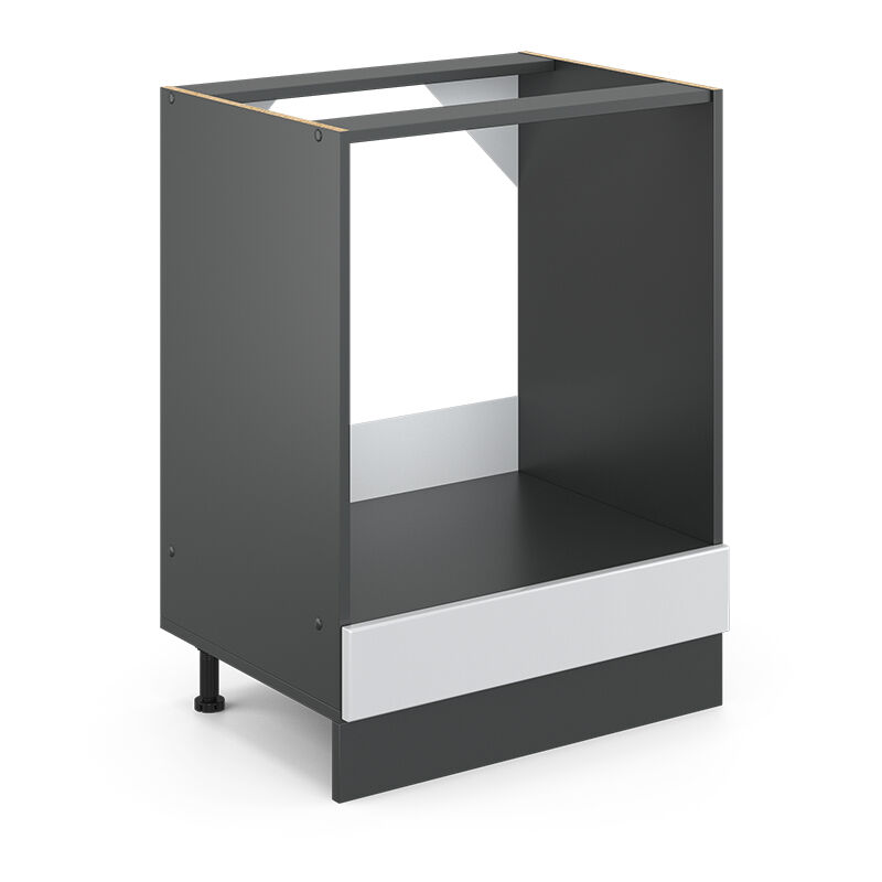 foto del prodotto mobile per forno da incasso r line, bianco casa di campagna, 60 cm senza piano di lavoro vicco