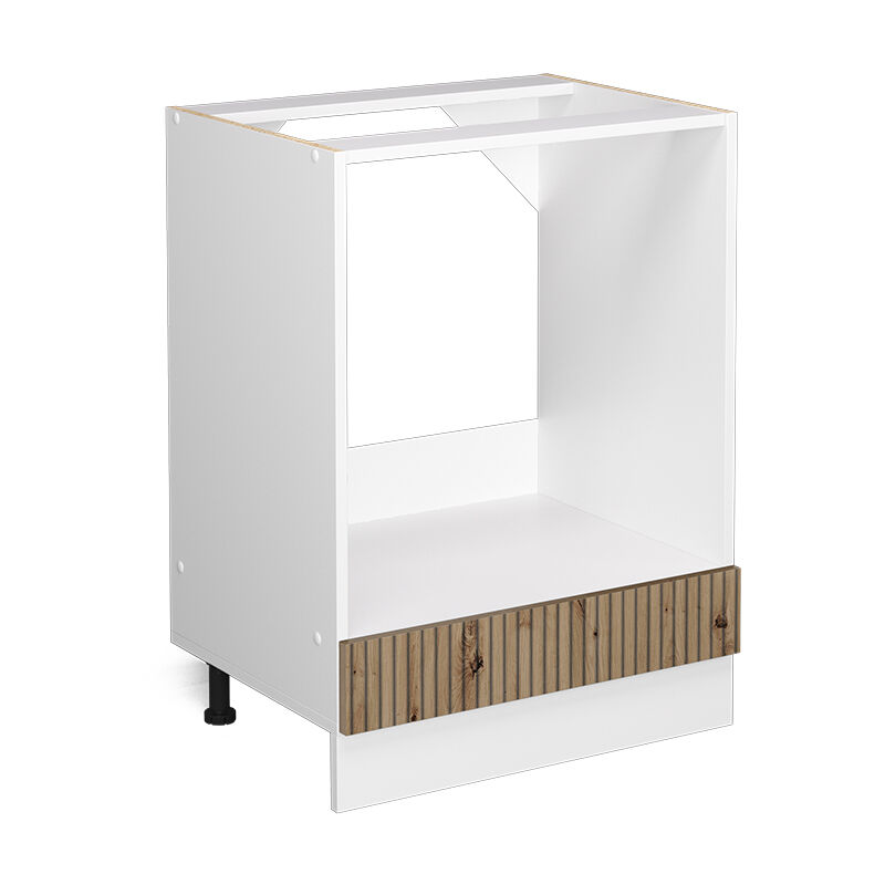 foto del prodotto mobile per forno da incasso r line, rovere artigianale, 60 cm senza piano di lavoro vicco