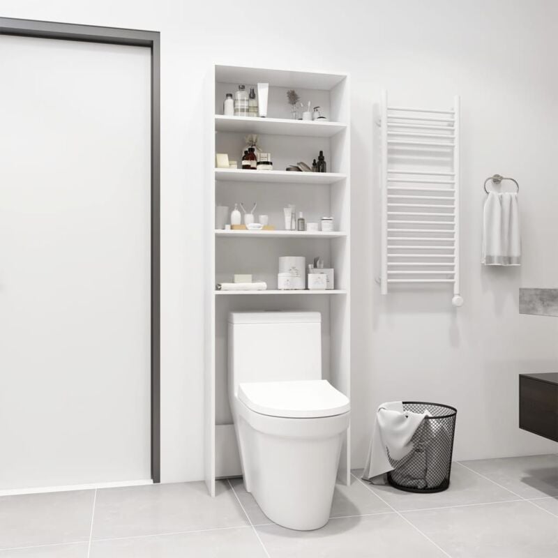 foto del prodotto mobile per lavatrice bianco 64x24x190 cm vidaxl