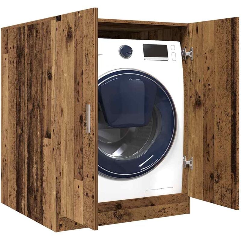 foto del prodotto mobile per lavatrice legno antico 70,5x71,5x91,5 cm vidaxl