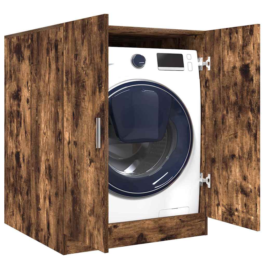 foto del prodotto mobile per lavatrice rovere fumo 71x71,5x91,5 cmcod mxl 103139