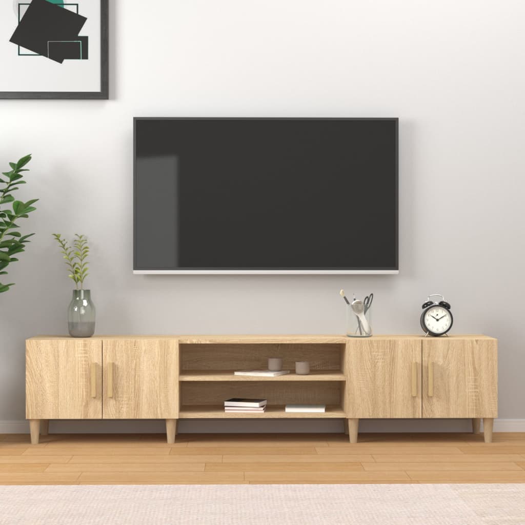 foto del prodotto mobile per tv rovere sonoma 180x31,5x40 cm in legno multistratocod mxl 70766