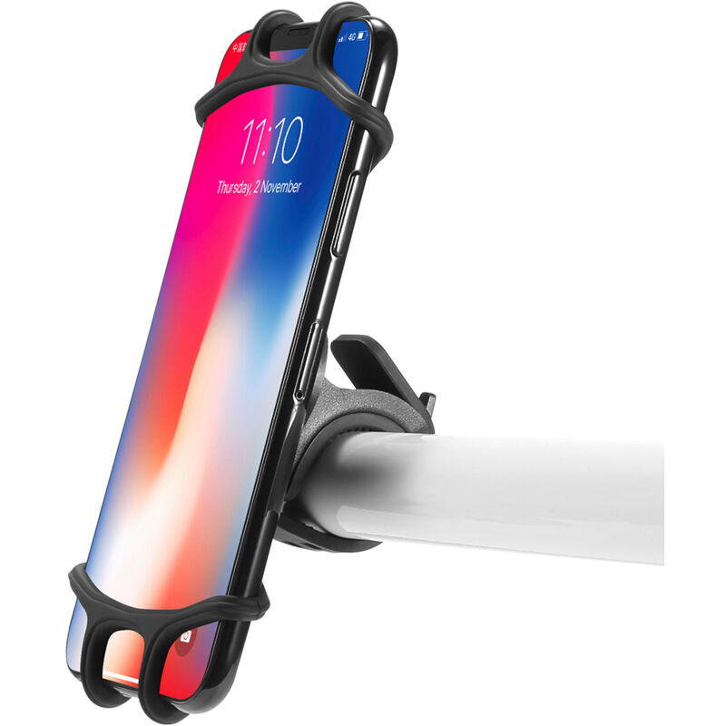 foto del prodotto mobile phone handlebar holder for iphone, samsung, xiaomi