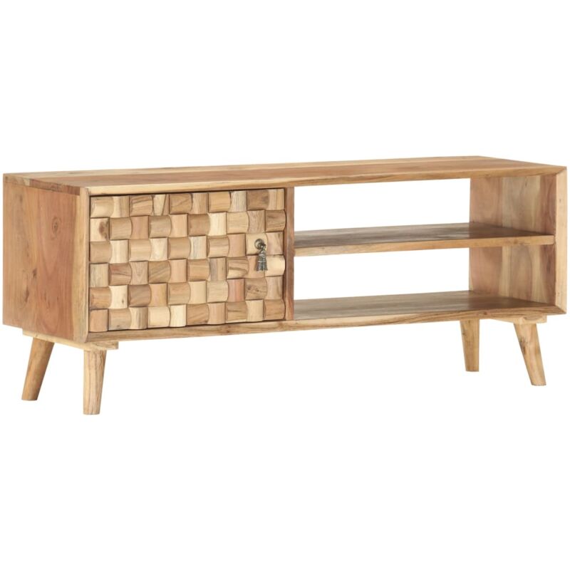 foto del prodotto mobile porta tv 100x35x40 cm in legno massello di acacia vidaxl