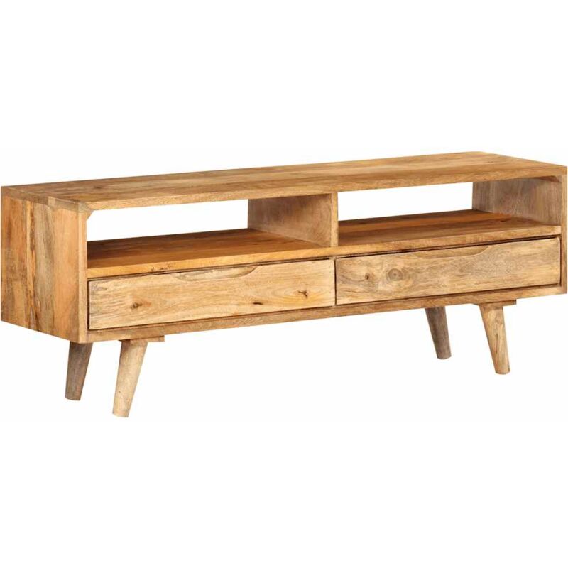 foto del prodotto mobile porta tv 110x30x41 cm in legno massello di mango vidaxl