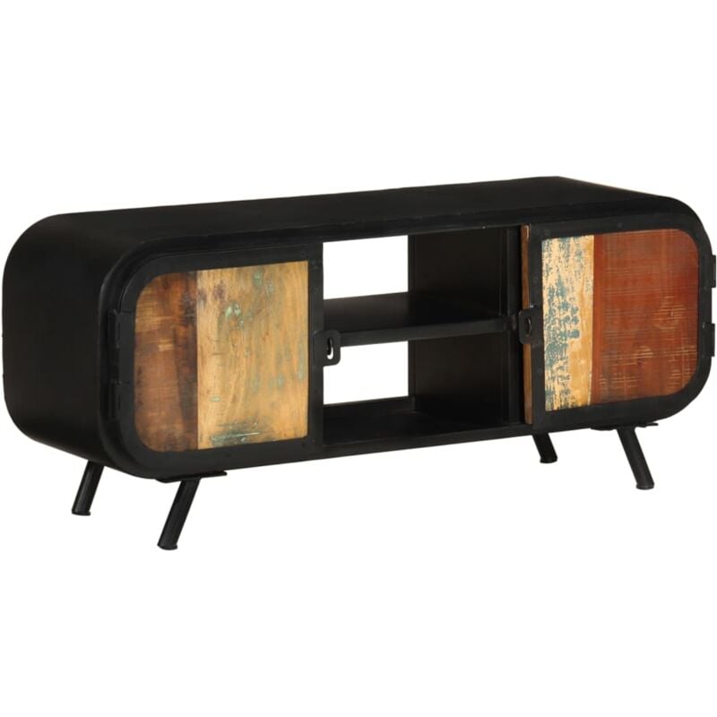 foto del prodotto mobile porta tv 110x30x45 cm in legno massello di recupero - vidaxl