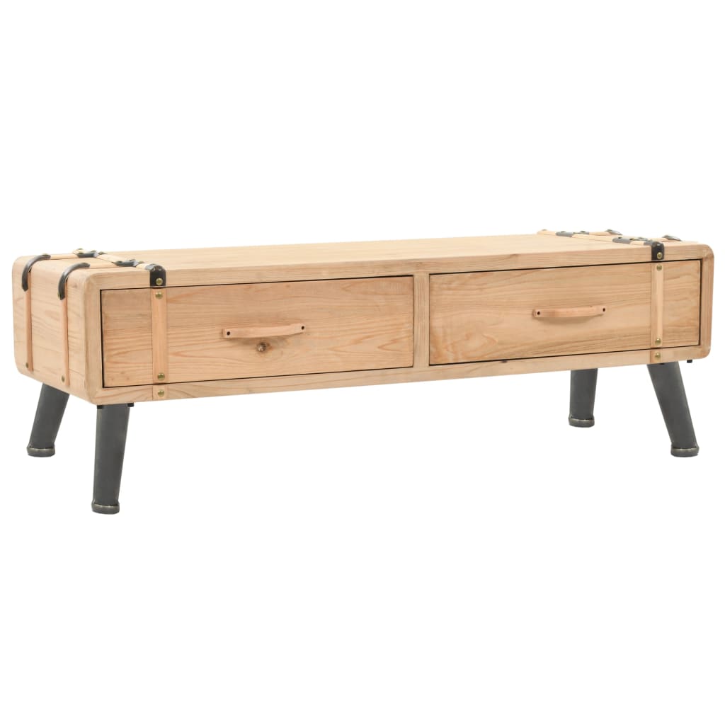 foto del prodotto mobile porta tv 110x33x35 cm in legno massello di abete