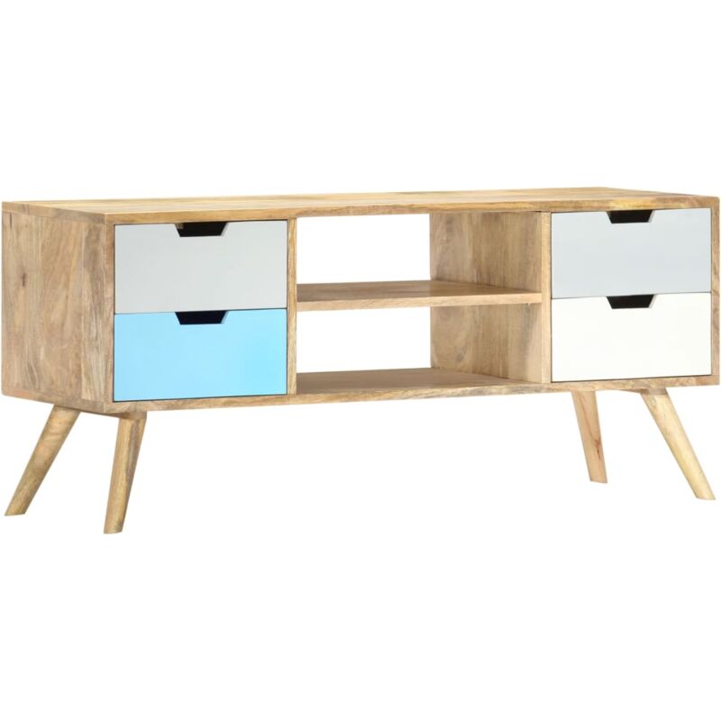 foto del prodotto mobile porta tv 110x35x48 cm legno massello di mango vidaxl