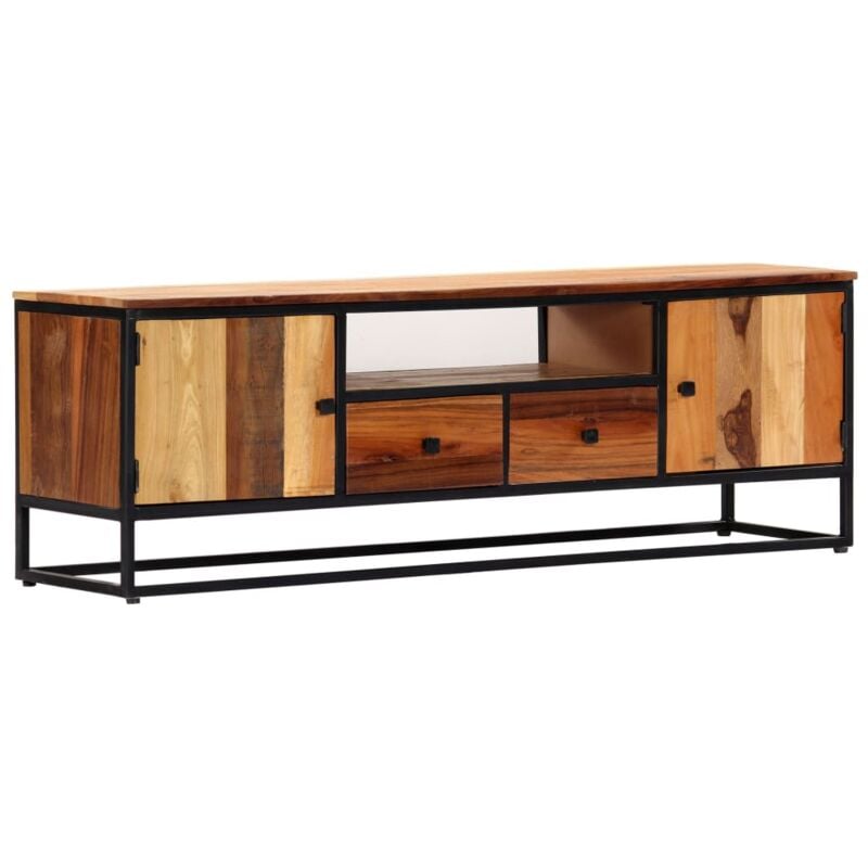 foto del prodotto mobile porta tv 120x30x40 cm in legno massello di recupero vidaxl
