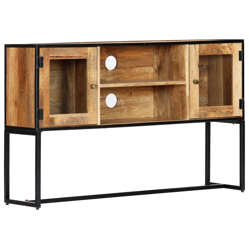 foto del prodotto mobile porta tv 120x30x75 cm in legno massello di recupero cod mxl 16947