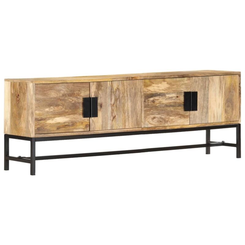 foto del prodotto mobile porta tv 140x30x50 cm in legno massello di mango cod mxl 23102