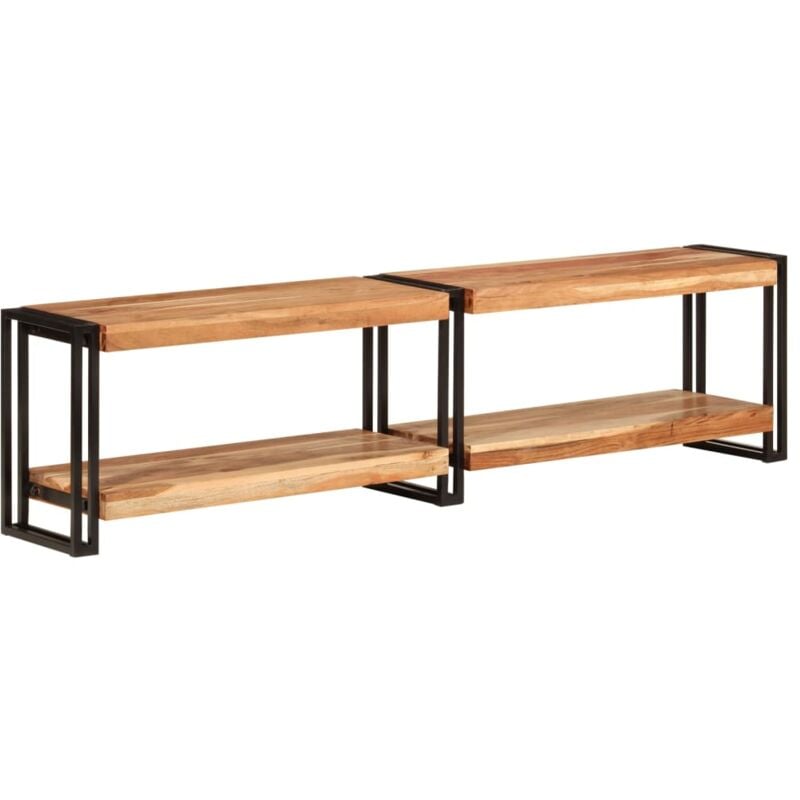 foto del prodotto mobile porta tv 160x30x40 cm in legno massello di acacia vidaxl 421582