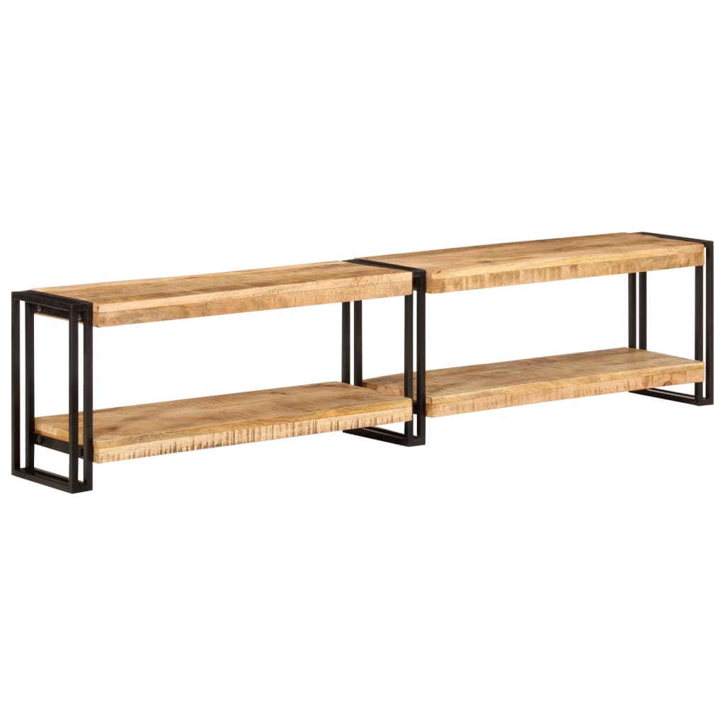 foto del prodotto mobile porta tv 180x30x40 cm in legno massello di mango