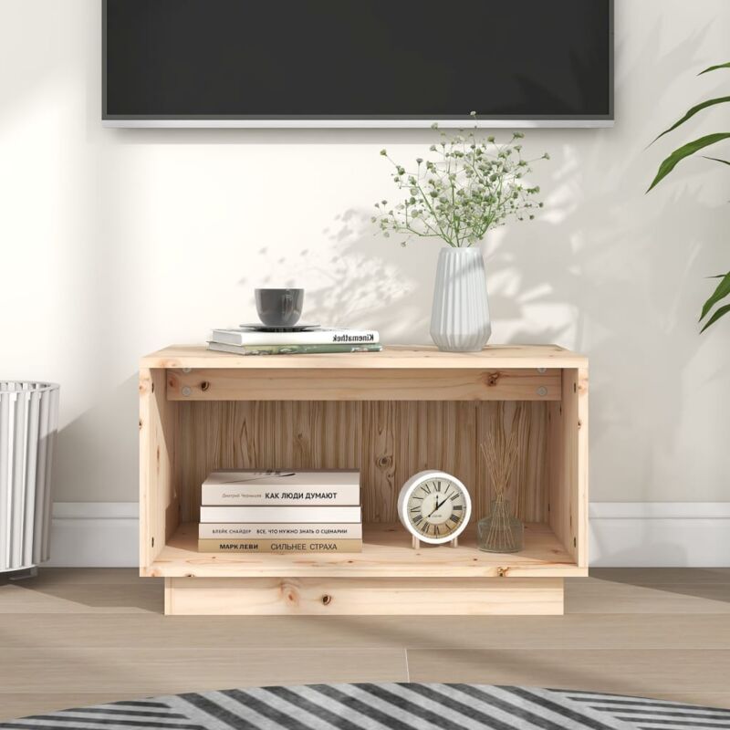 foto del prodotto mobile porta tv 60x35x35 cm in legno massello di pino vidaxl