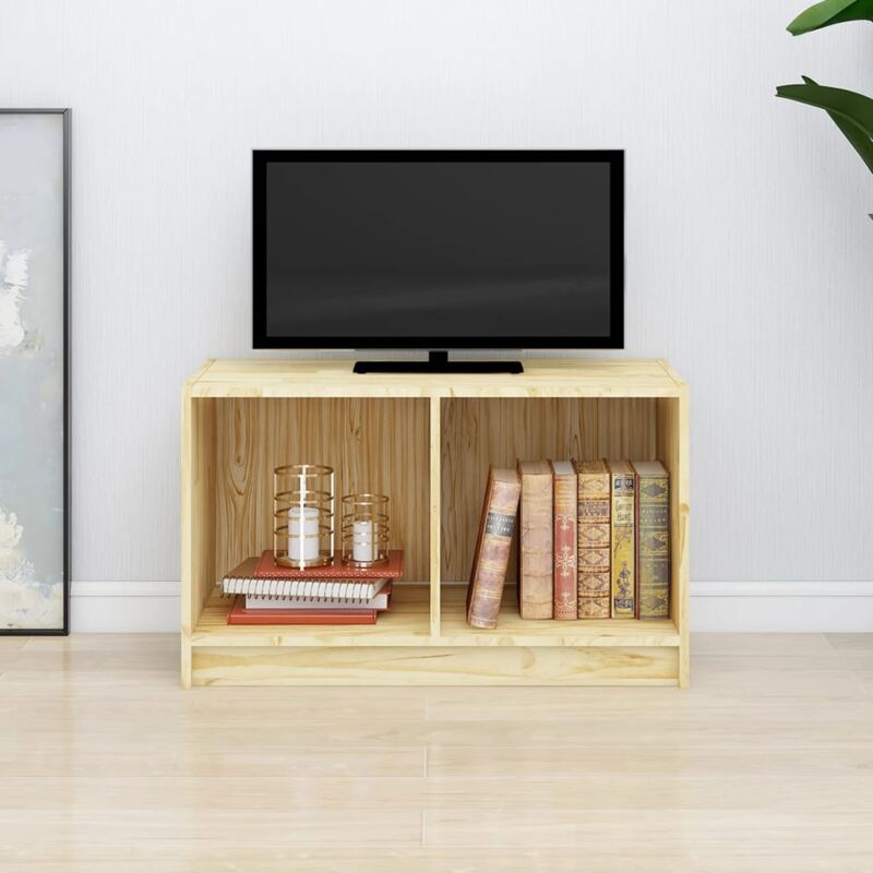 foto del prodotto mobile porta tv 70x33x42 cm in legno massello di pino vidaxl