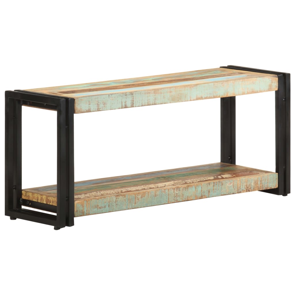 foto del prodotto mobile porta tv 90x30x40 cm in legno massello di recupero cod mxl 38782