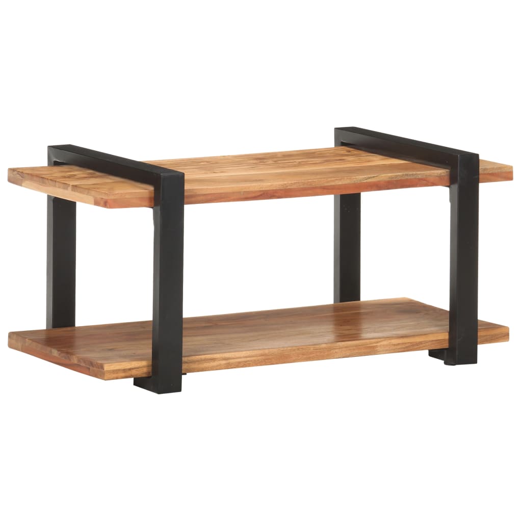 foto del prodotto mobile porta tv 90x40x40 cm in legno massello di acacia cod mxl 15600