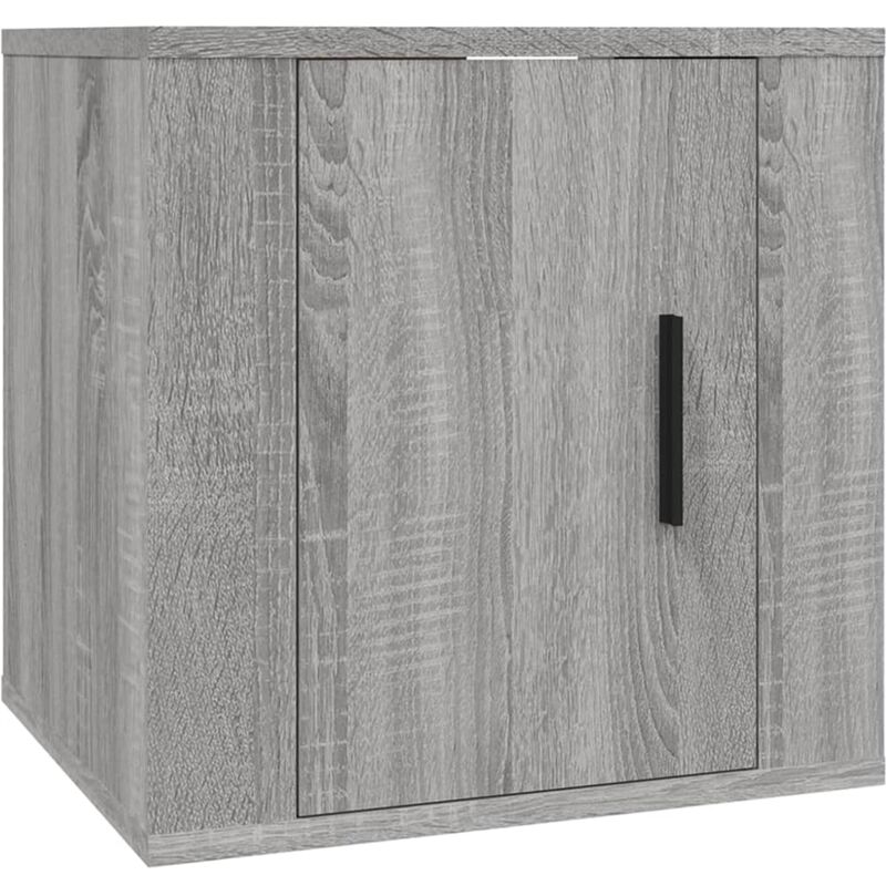 foto del prodotto mobile porta tv a parete grigio sonoma 40x34,5x40 cm vidaxl