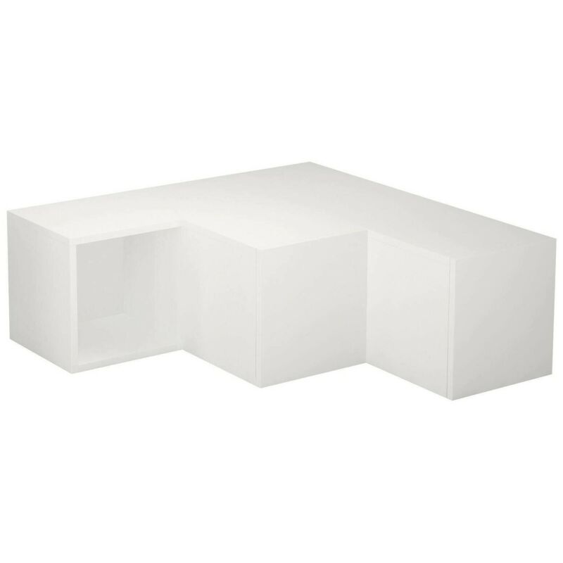 foto del prodotto mobile porta tv alya, credenza da soggiorno, armadio basso per tv, base parete attrezzata, 90x92h32 cm, bianco, con imballo rinforzato, con imballo