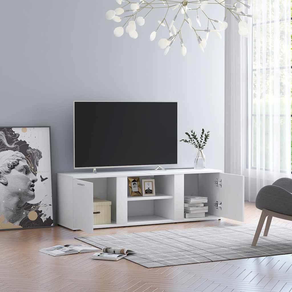 foto del prodotto mobile porta tv bianco 120x34x37 cm in truciolato cod mxl 62083