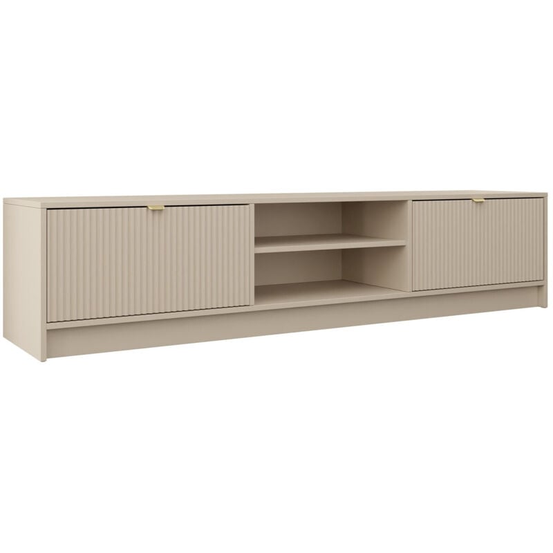 foto del prodotto mobile porta tv comfivo larmire 104, beige, il numero di porte 0, numero di cassetti 0, 180x40x40cm