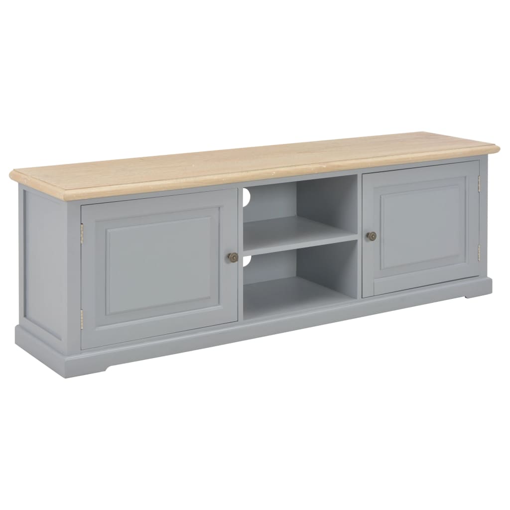 foto del prodotto mobile porta tv grigio 120x30x40 cm in legno cod mxl 25116
