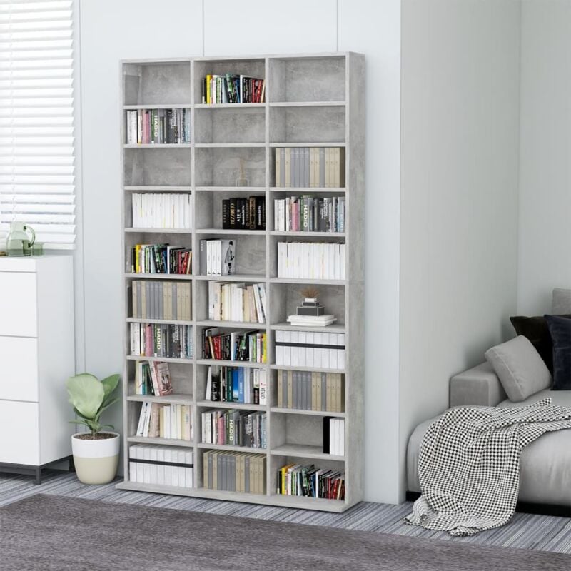 foto del prodotto mobile porta tv grigio cemento 102x16x177,5 cm in multistrato vidaxl