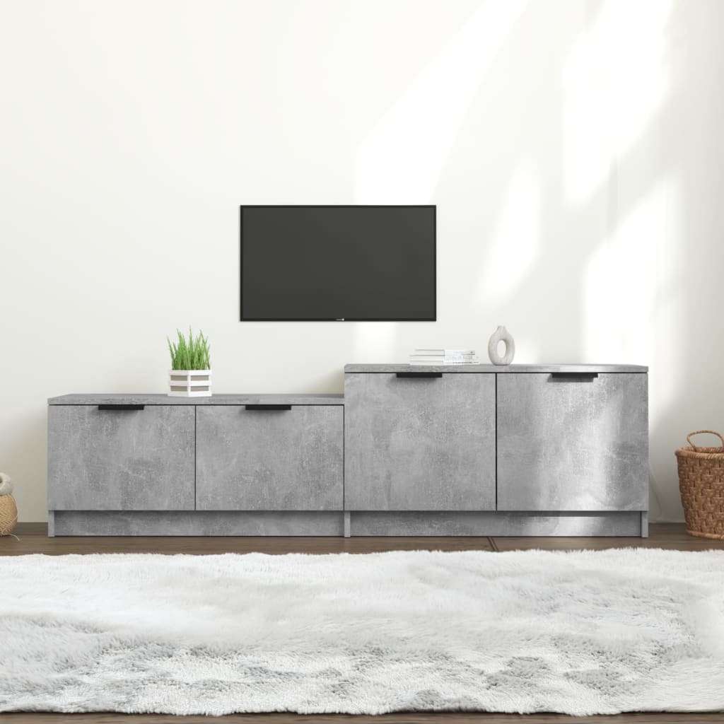foto del prodotto mobile porta tv grigio cemento 158,5x36x45 cm legno multistrato cod mxl 22725