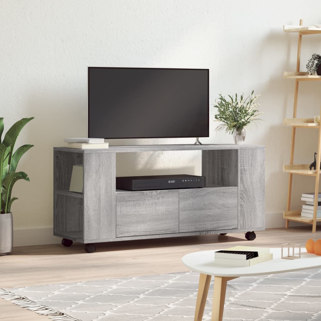 foto del prodotto mobile porta tv grigio sonoma 102x34,5x43 cm legno multistratocod mxl 106060