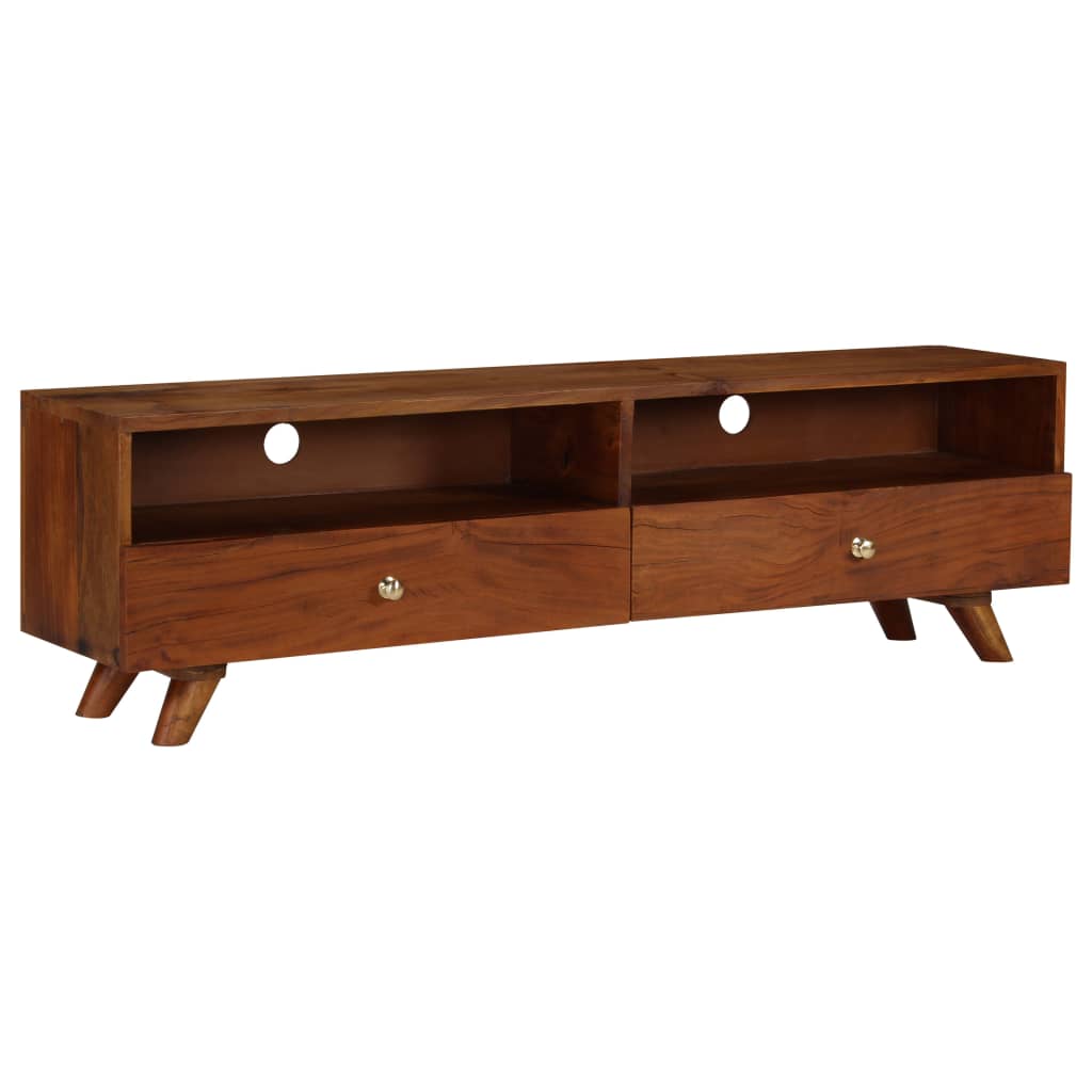 foto del prodotto mobile porta tv in legno massello di recupero 140x30x40 cm cod mxl 18895