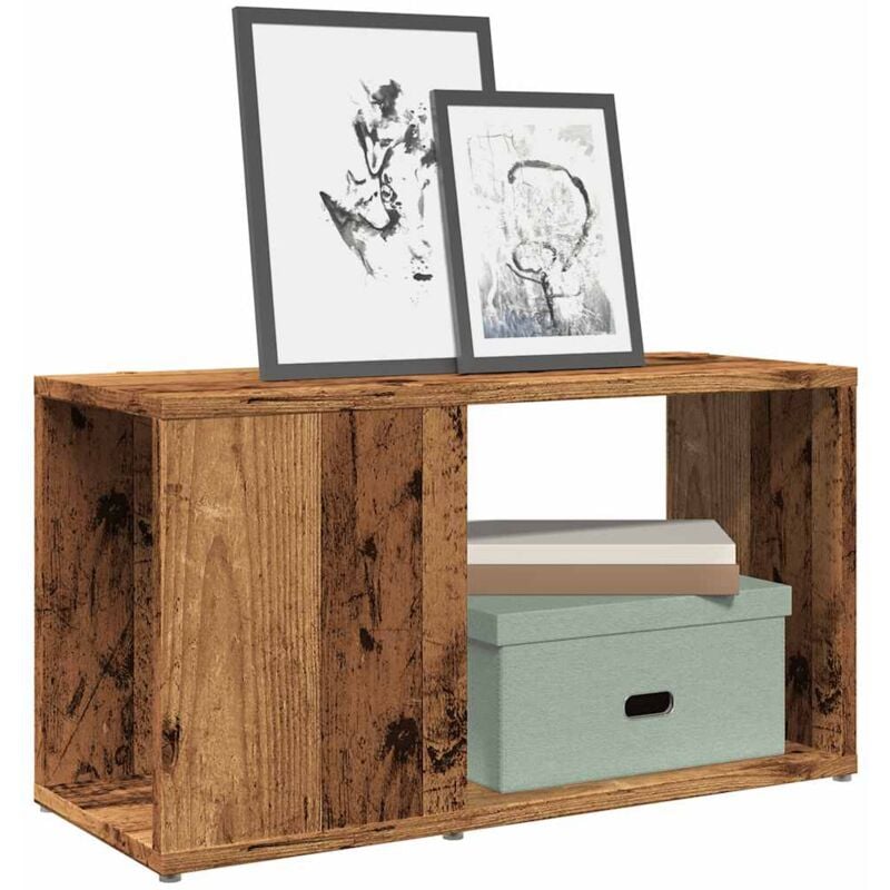 foto del prodotto mobile porta tv legno antico 60x24x32 cm in truciolato vidaxl