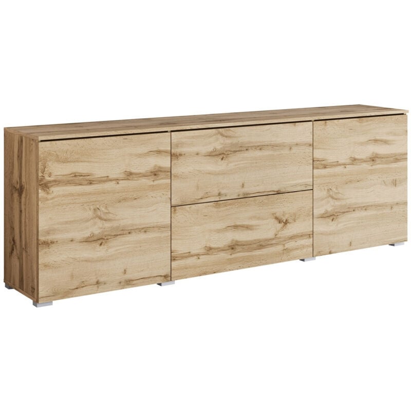 foto del prodotto mobile porta tv miami 413, quercia di wotan, il numero di porte 0, numero di cassetti 0, 180x62x35cm, led senza
