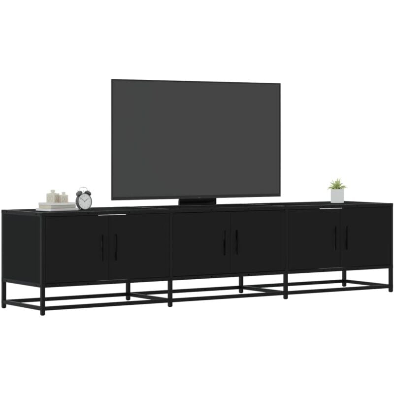 foto del prodotto mobile porta tv nero 180x35x41 cm in truciolato vidaxl