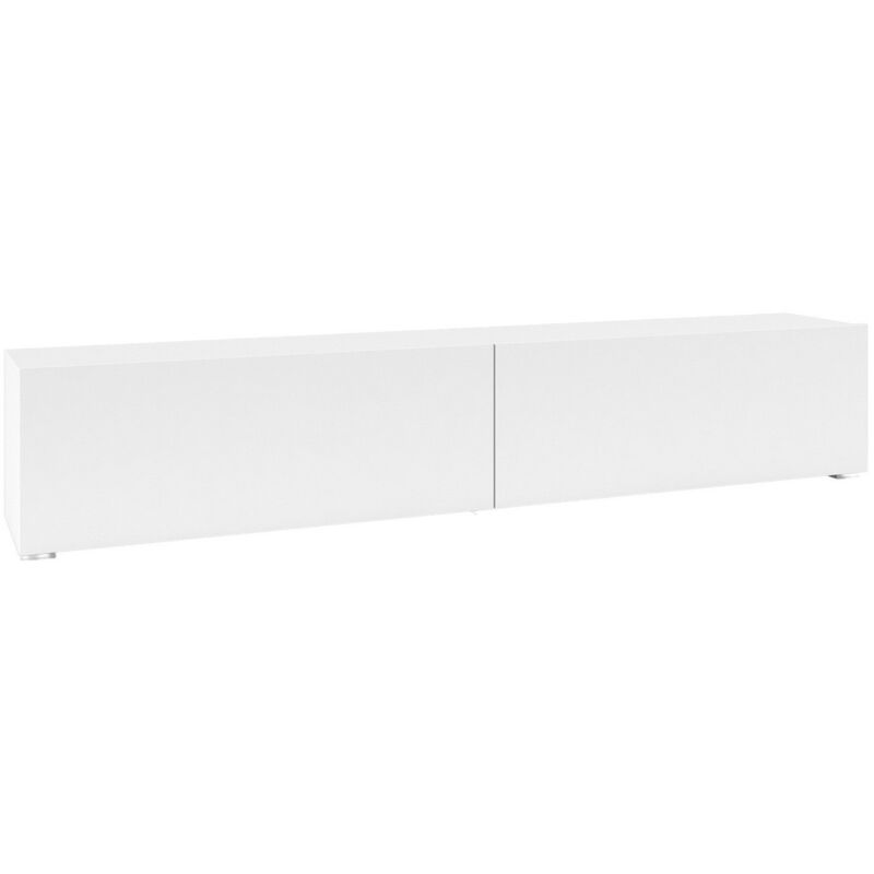 foto del prodotto mobile porta tv revmiru 104, bianco quercia di wotan, il numero di porte 0, numero di cassetti 0, 180x35x30cm
