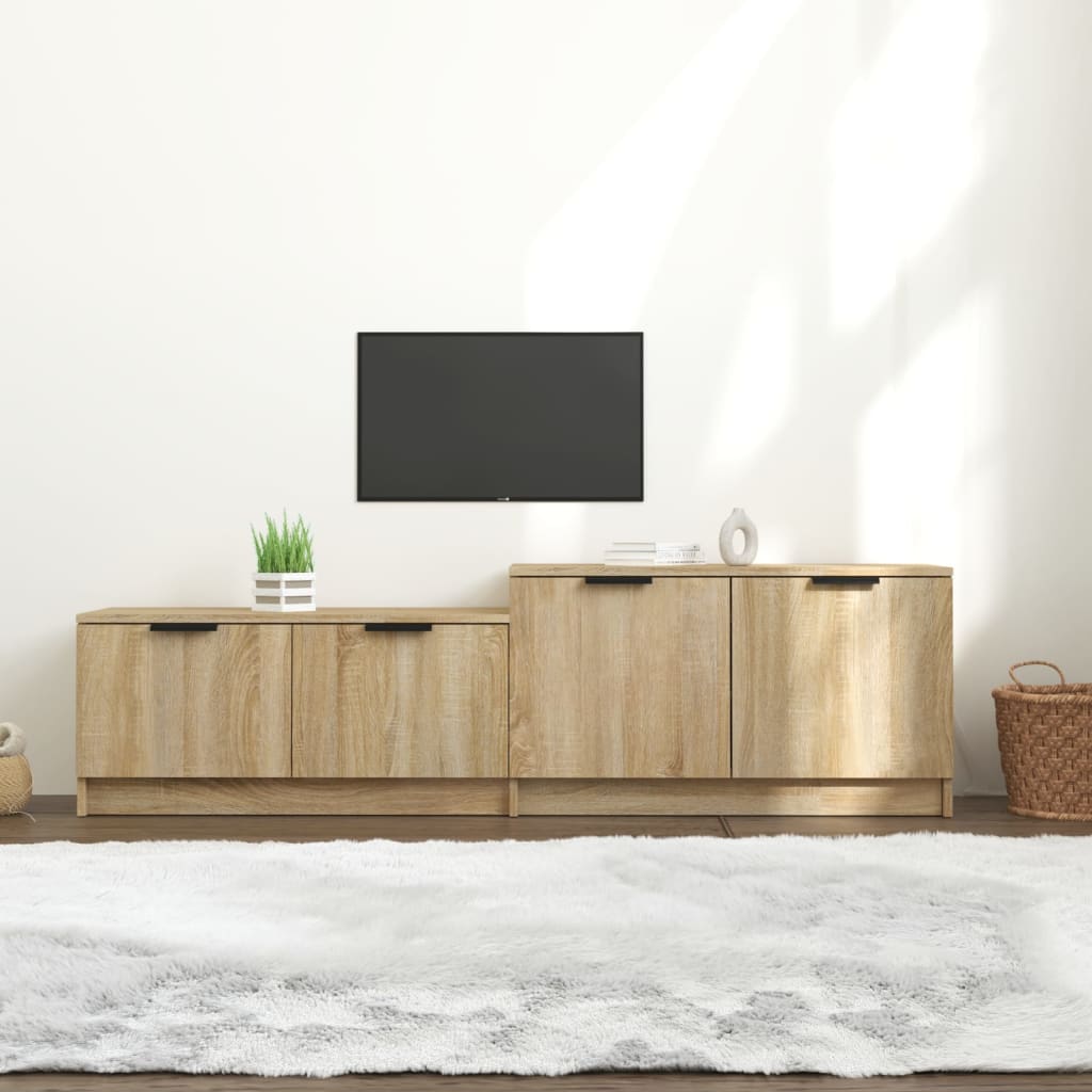 foto del prodotto mobile porta tv rovere sonoma 158,5x36x45 cm legno multistrato cod mxl 9400